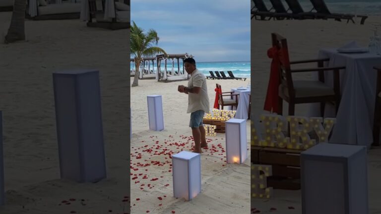 Read more about the article A proposal with lots of complicity and simplicity ! #cancunproposal #beachproposal #love #marryme