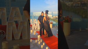 Read more about the article Watch her reaction for this surprise anniversary dinner turned proposal ! #cancunproposal #love